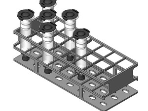 Syringe Barrel: 7022429; Barrel Storage Rack