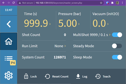 UltimusPlus-NX: interfaccia Web