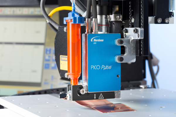 PICO Pµlse Jet Valve: With PRO Series Jetting onto an Uneven Surface