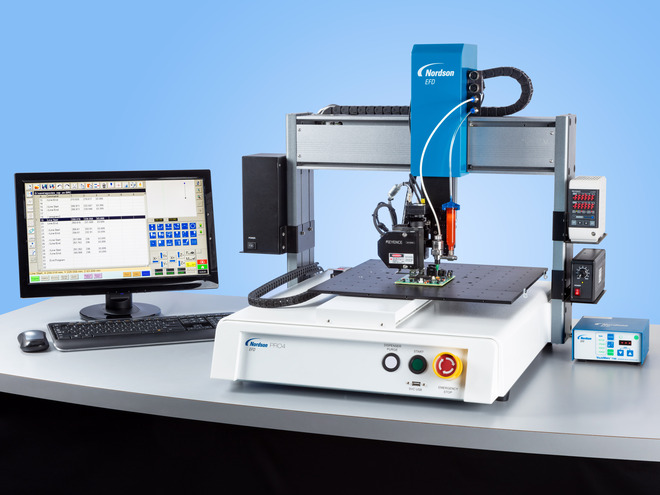 PRO Series: With xQR41 Dispensing UV on PCB