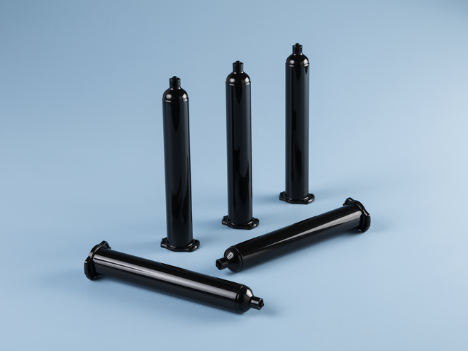 Syringe Barrel: Opaque Black Syringe Barrels