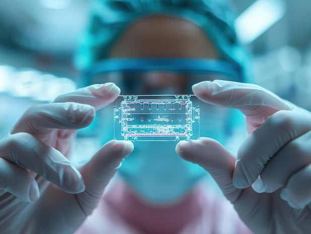 Dispositif de laboratoire sur puce utilisé pour les fonctions de laboratoire.