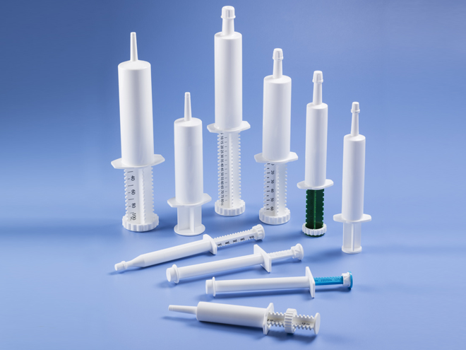 Disposable Dosing Syringes: Unique 'Lead-in' Aid that Facilitates High-speed Filling by Simplifying the Plunger Insertion Process